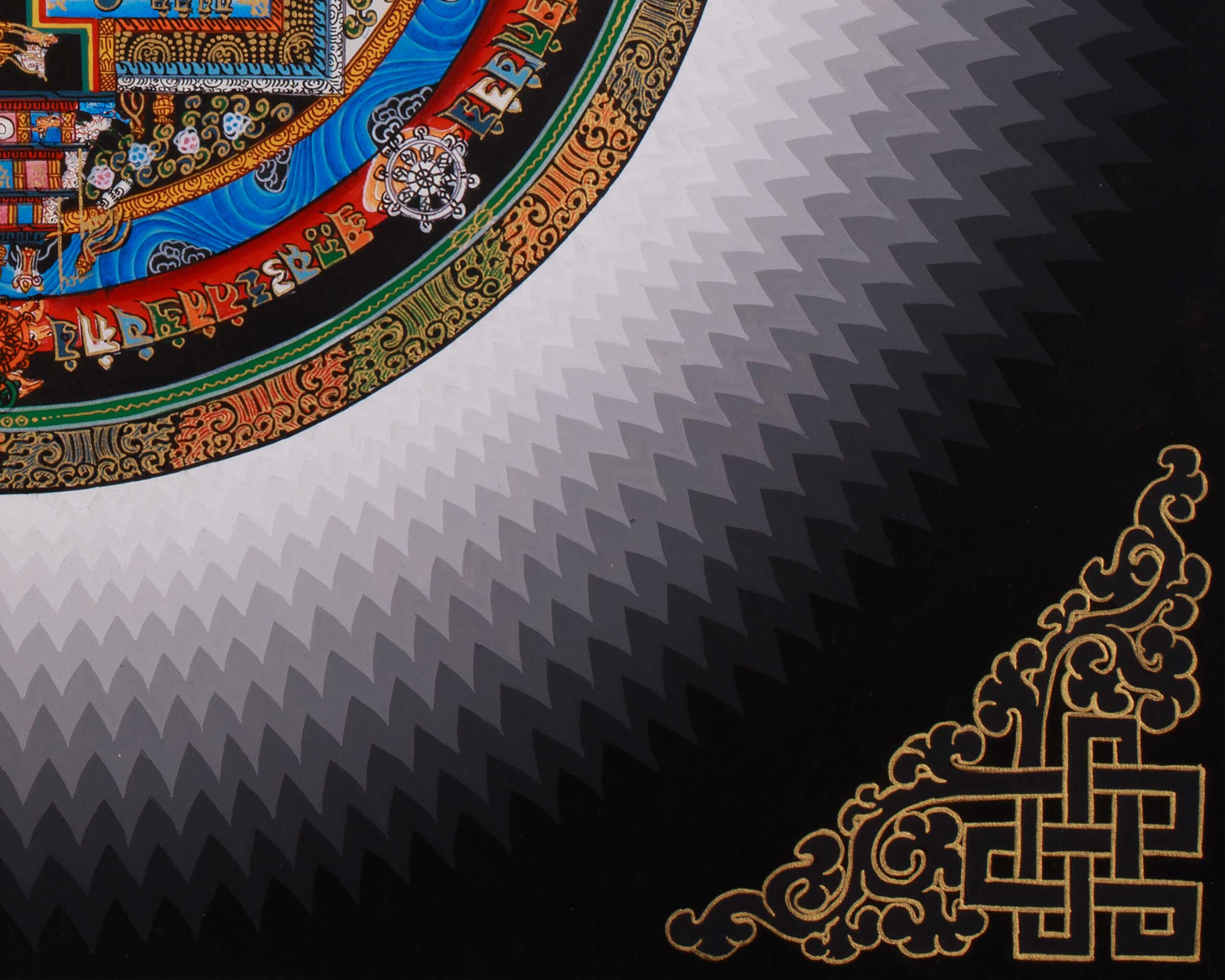Kalachakra Mandala Spiritual Art | Sacred Tibetan Buddhist Meditation Artwork