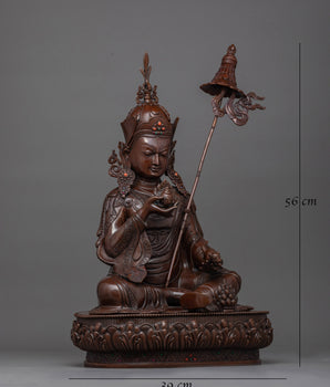 Oxidized Guru Norla Statue | Embrace Spiritual Enlightenment