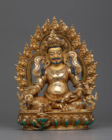 yellow-dzambhala-sculpture-for shrine
