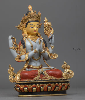 Bodhisattva Lokesvara Statue | Manifestation of Compassionate Wisdom