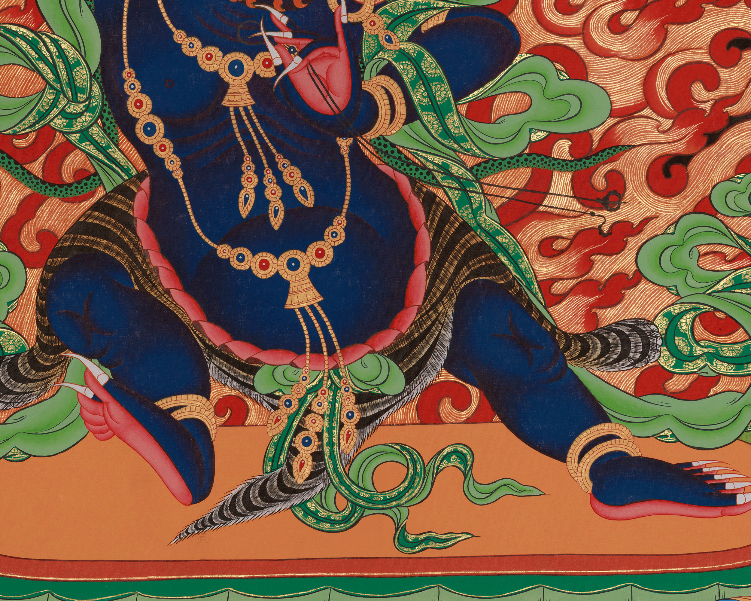 Vajrapani Spiritual Thangka | Revered as a Protector of the Buddha
