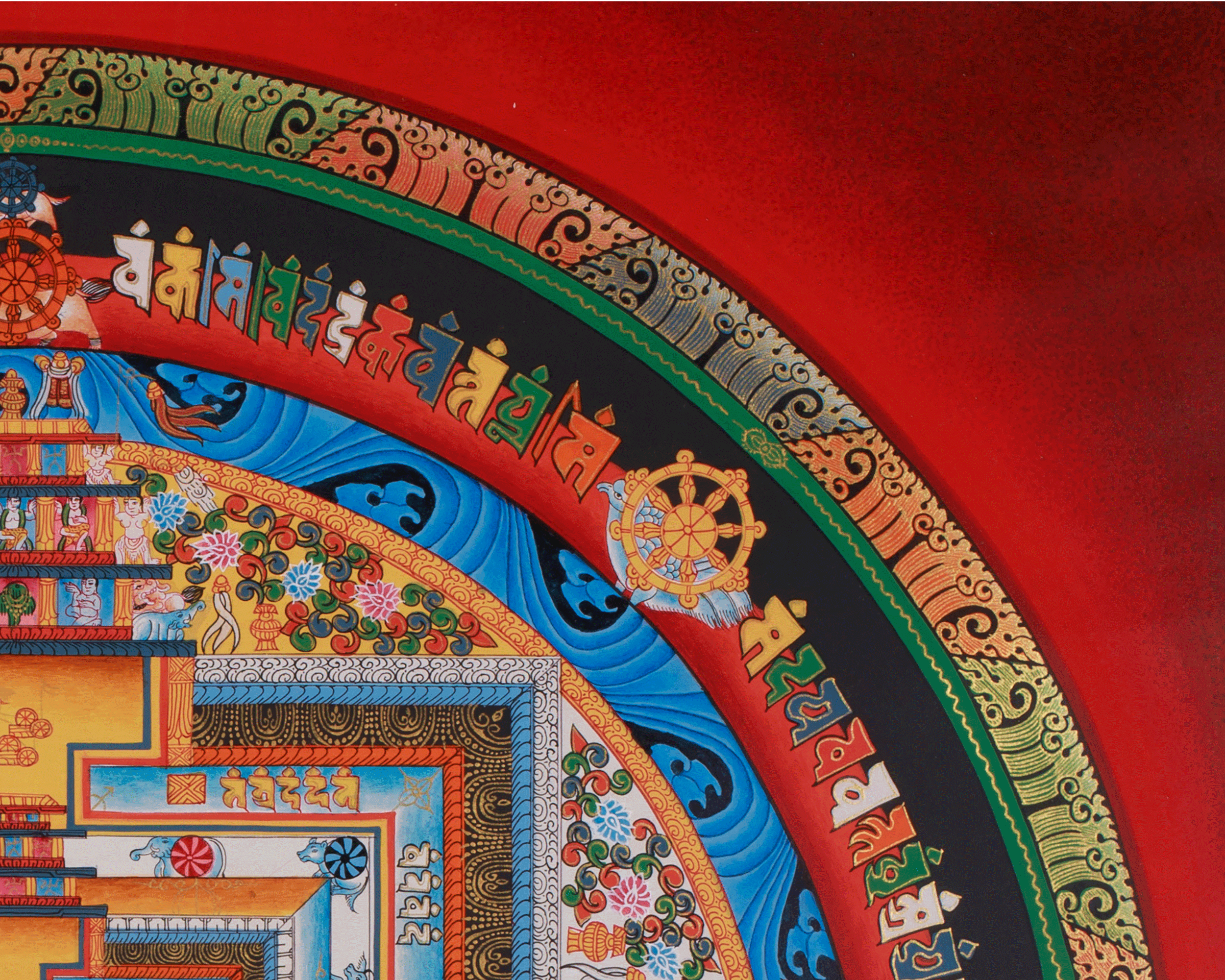 Sacred Kalachakra Mandala Artwork | Harmony, Protection, and Inner Awakening