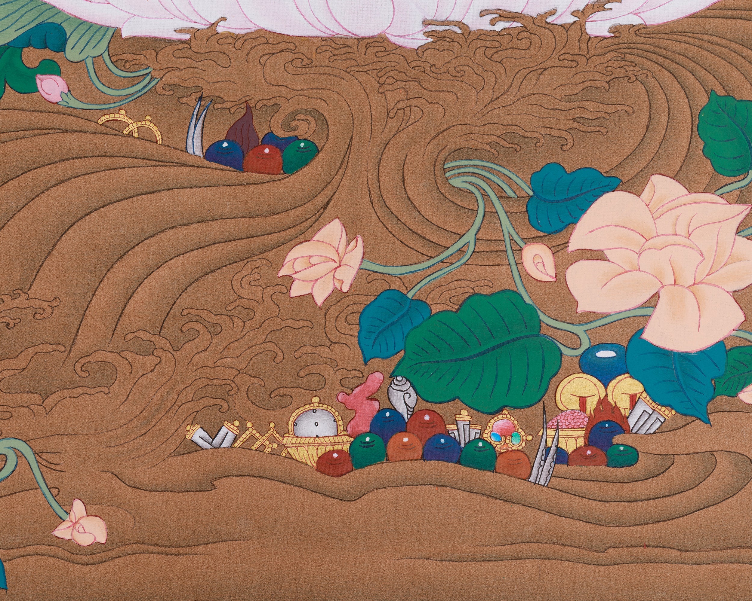 Manjushri Spiritual Thangka | The Divine Symbol of Wisdom and Enlightenment