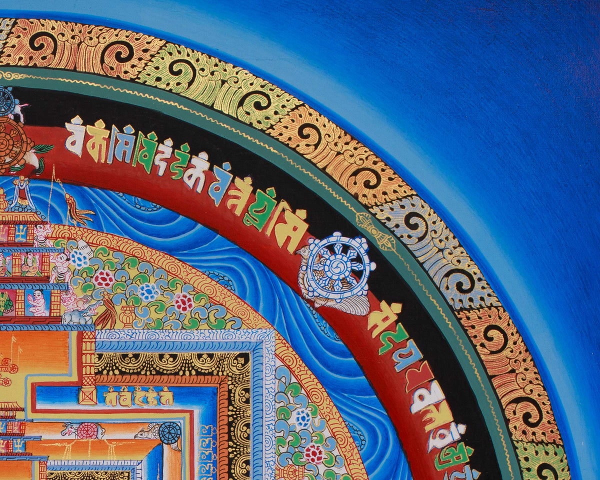 Himalayan Mandala Thangka | Kalachakra Mandala