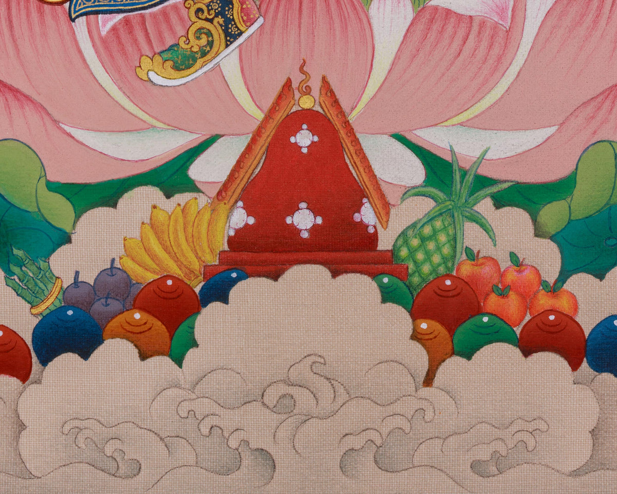 Sacred Thangka of Guru Rinpoche | A Divine Masterpiece of Enlightenment