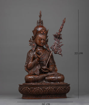 Oxidized Guru Rinpoche Figure | Embrace Spiritual Transformation