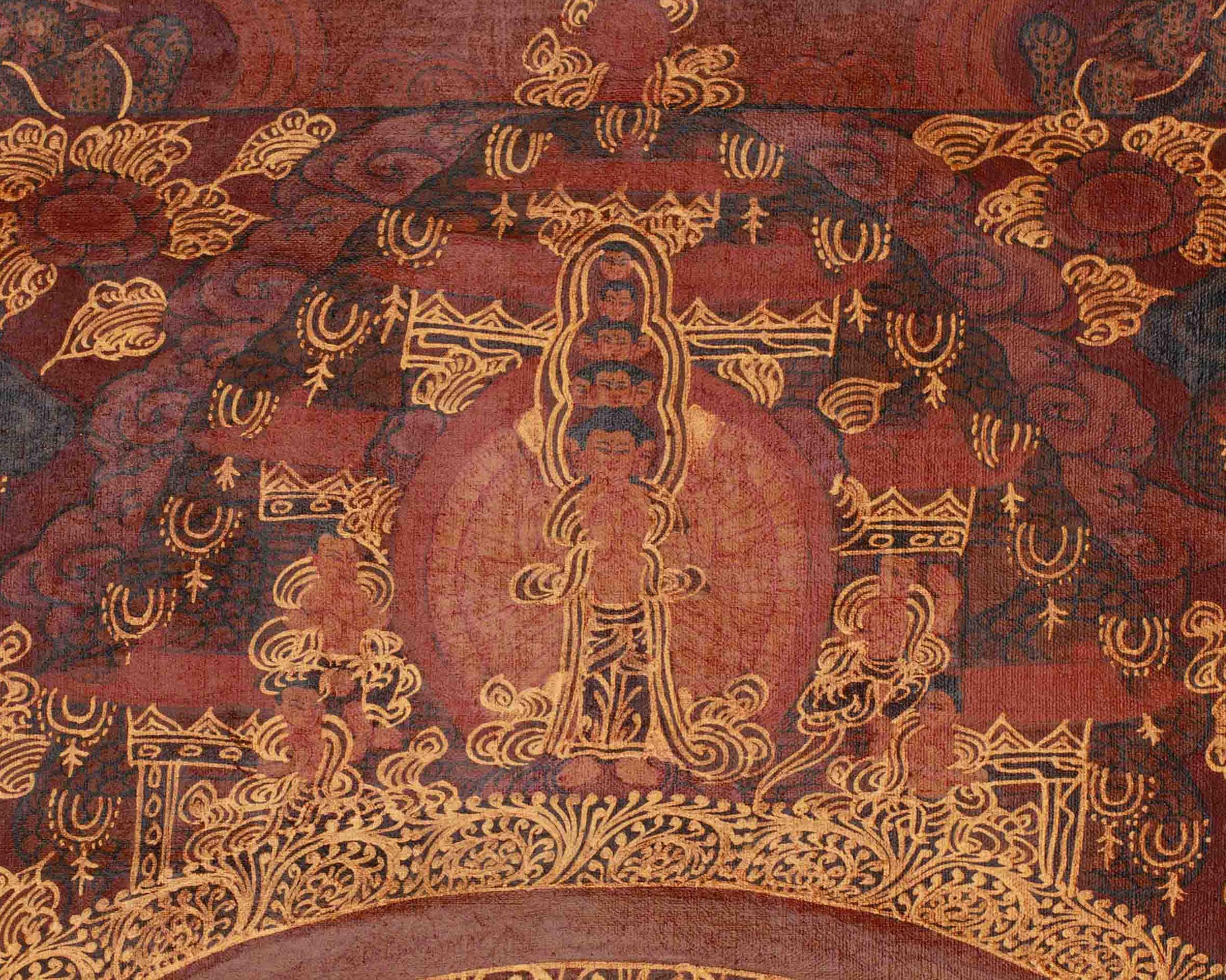 Handpainted Sacred Buddha Mandala | Spiritual Awakening Art