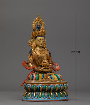 Amitayus Handmade Colored Statue | Buddha of Infinite Life