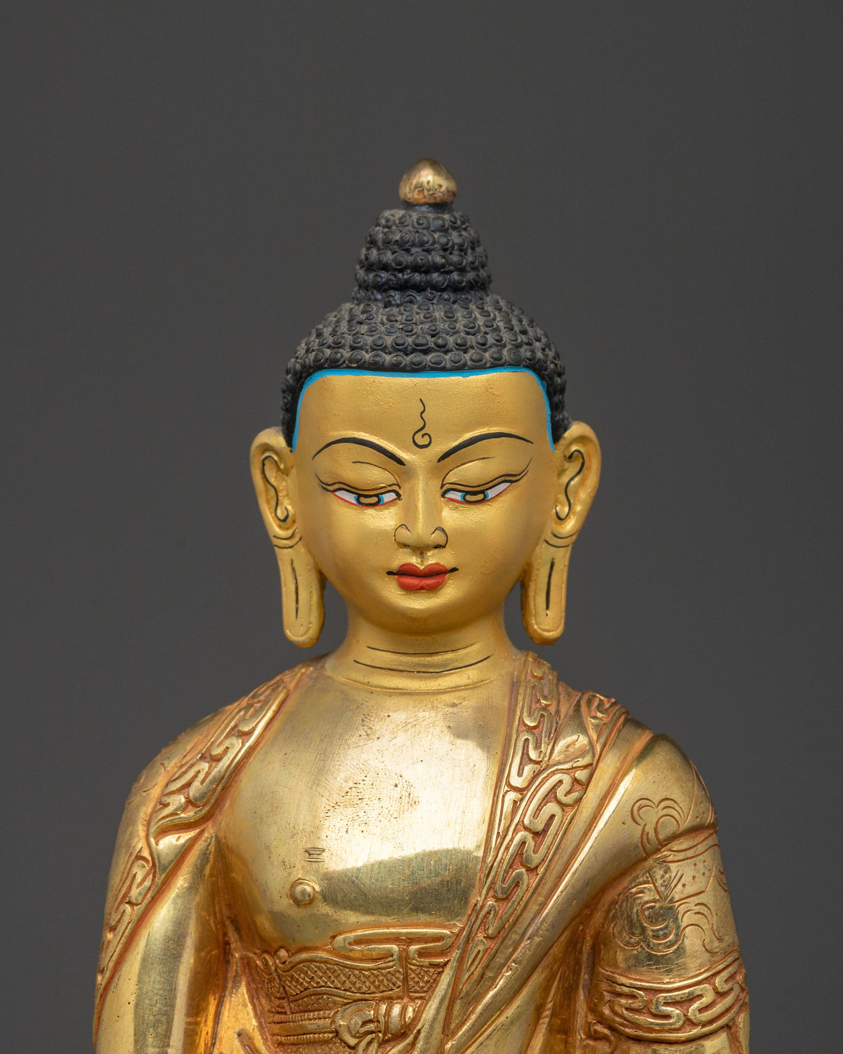 Handcrafted Three Buddha Statue Set | Spiritual Altar Decor