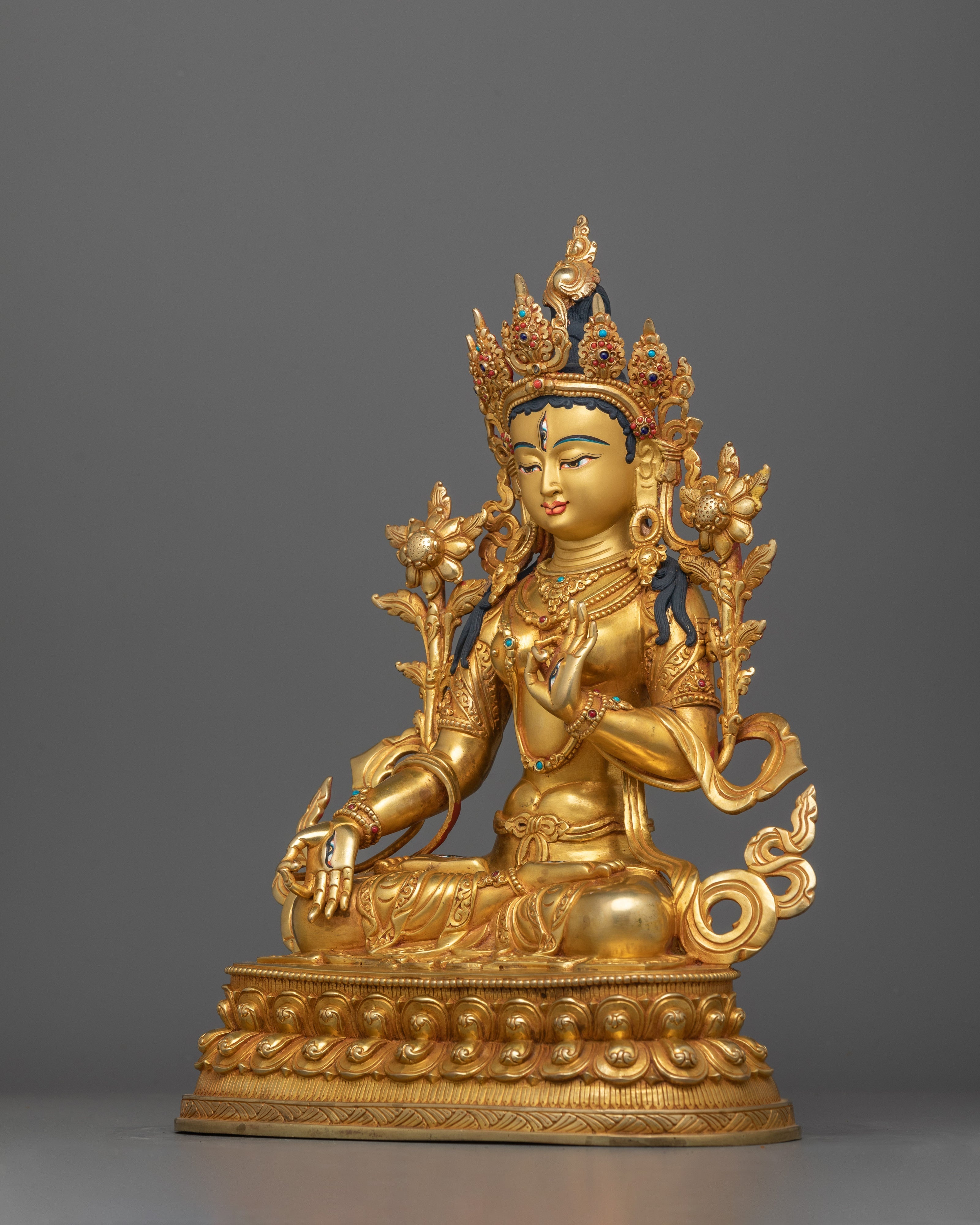 Compassionate Energy of White Tara Figurine | Guiding Towards Healing and Inner Peace