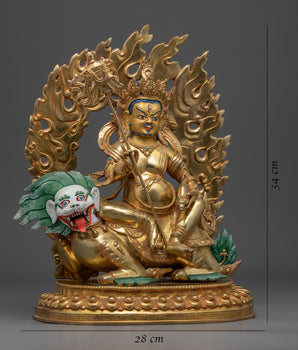 God Vaishravana (Namtoshe) Statue | Himalayan Fine Artwork