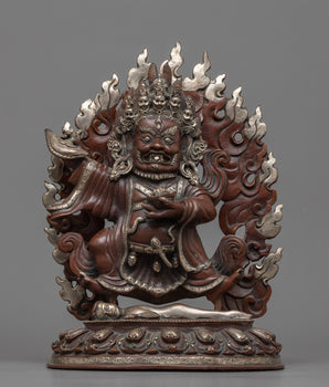 mahakala-bernagchen-oxidized sculpture