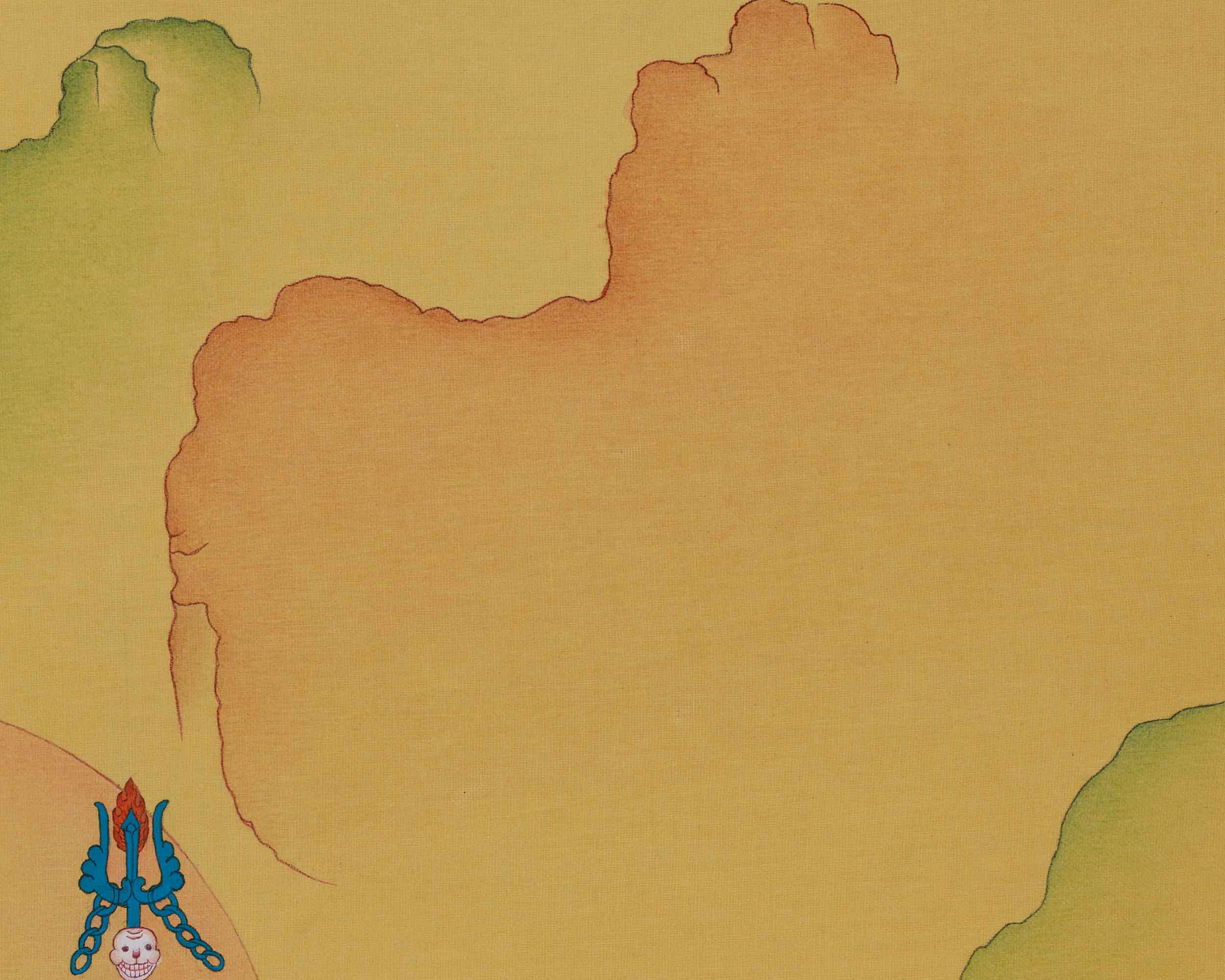 Divine Thangka of Guru Rinpoche | Tibetan Guru Art