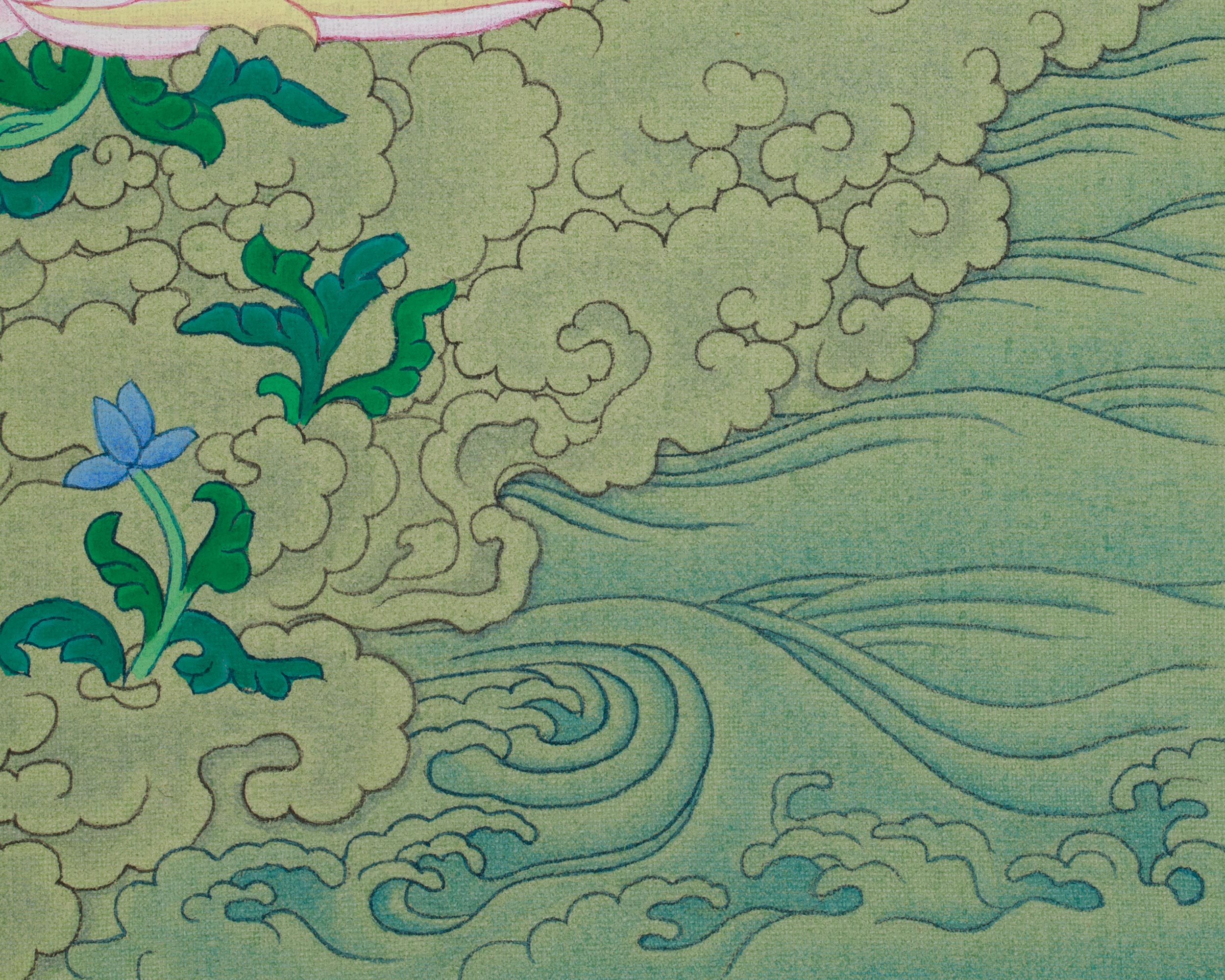 Red Tara Tibetan Thangka | Feminine Force of Transformation