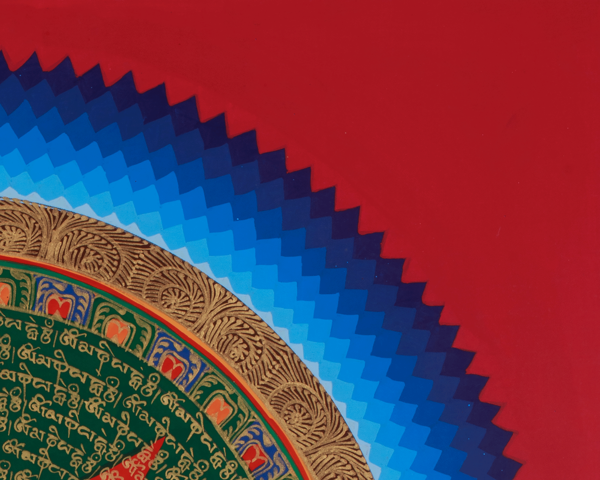 Traditional Mantra Mandala Art | Vajrayana Practice and Inner Clarity
