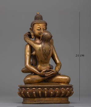 samantabhadra-and-consort-together statue