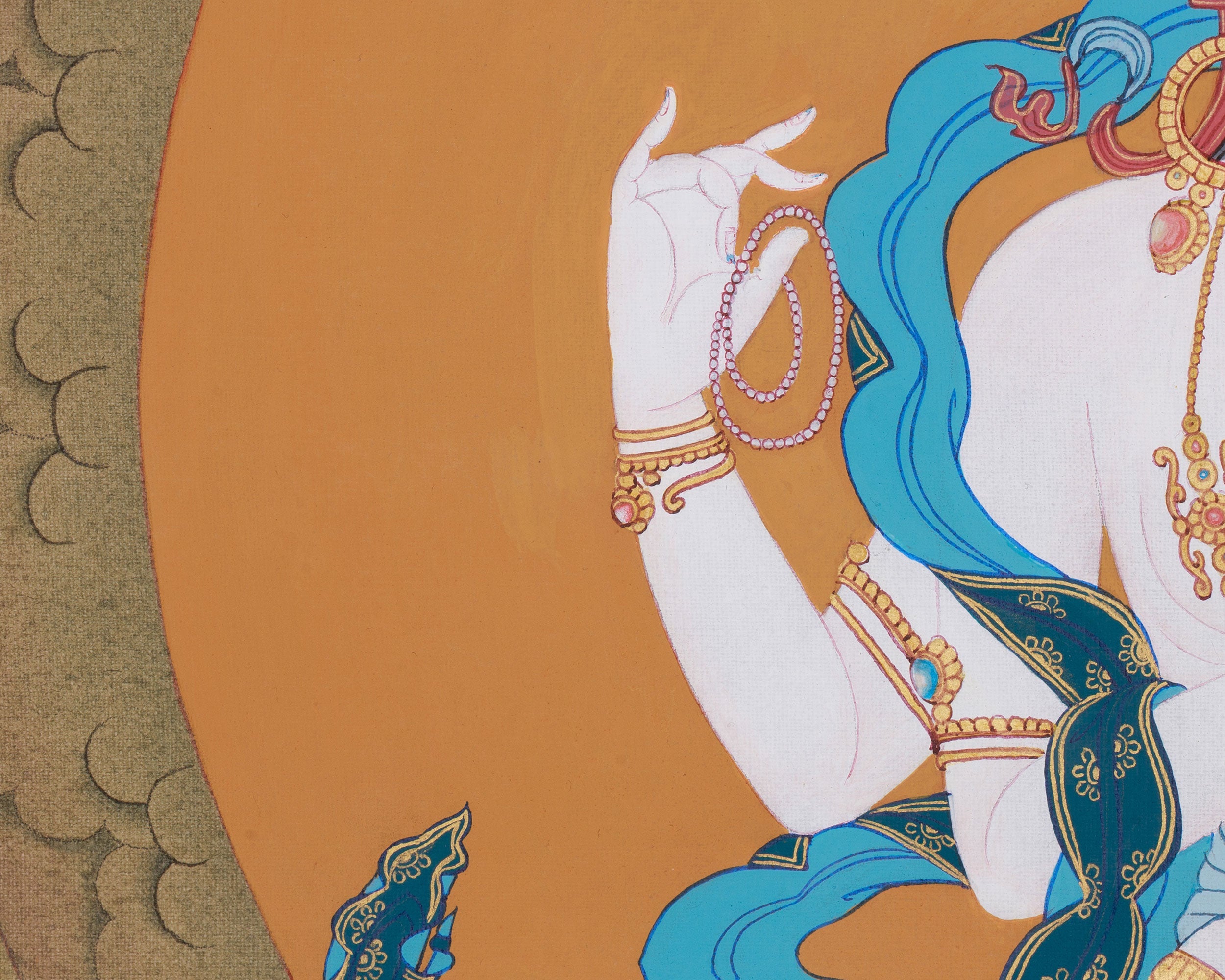 Traditional Chenrezig Artwork | Thangka of the Bodhisattva of Compassion