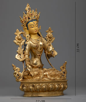 White Tara Maa Statue | Embrace the Serenity of the Divine Mother