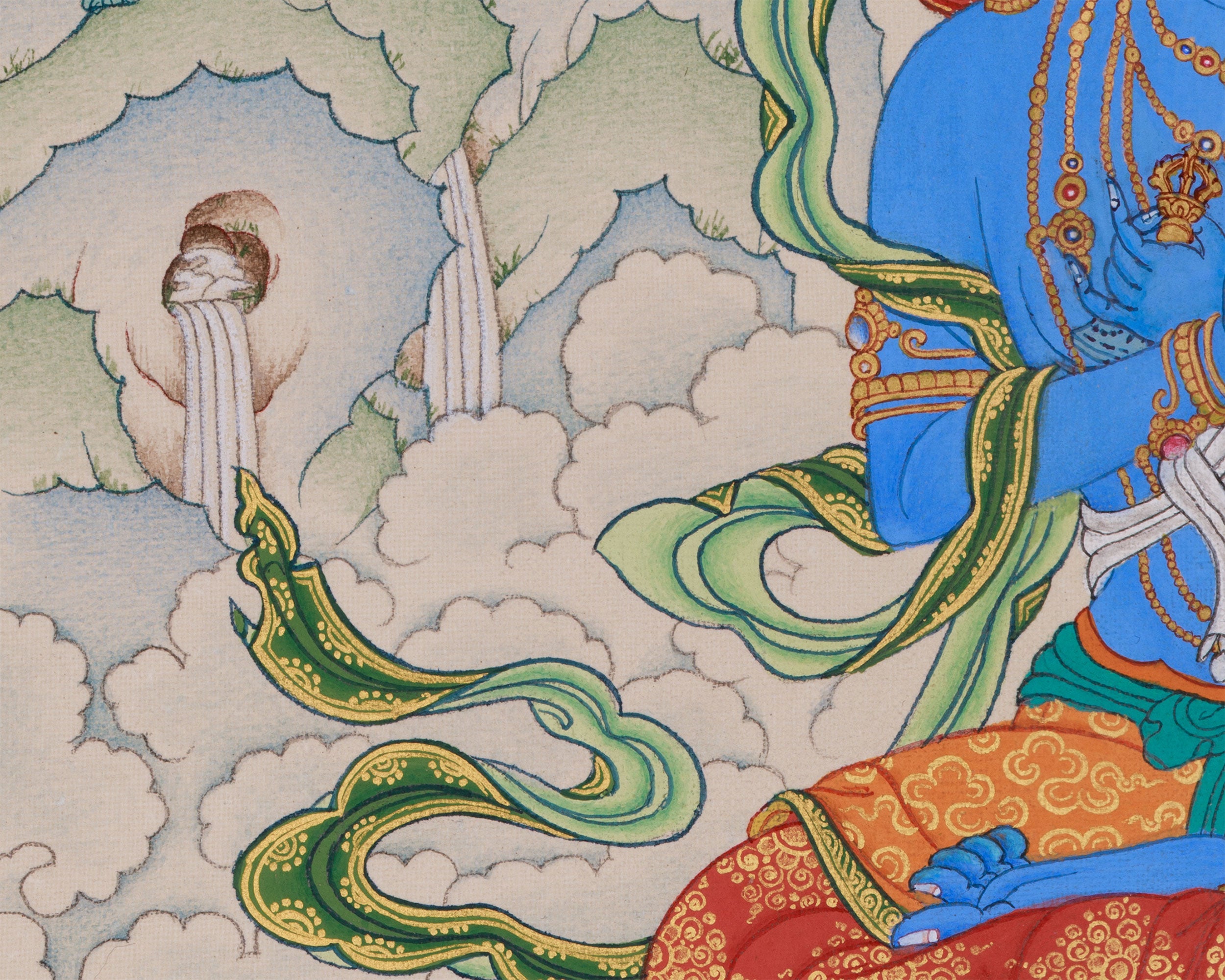 Buddha Vajradhara Painting | Primordial Buddha of Tantric