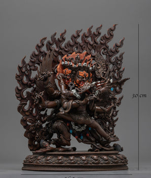 Vajrakilaya Oxidized Figurine | Embrace the Fierce Energy