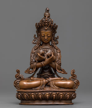 vajradhara-buddha oxidized sculpture