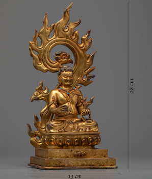 Lord Yamraj Statue for Meditation and Ritual | Himalayan Style Hindu Deity Artwork