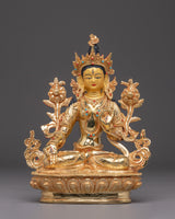 Handmade Tibetan White Tara Artwork