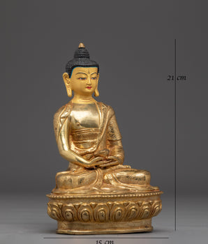 Radiant Statue of Amitabha Buddha