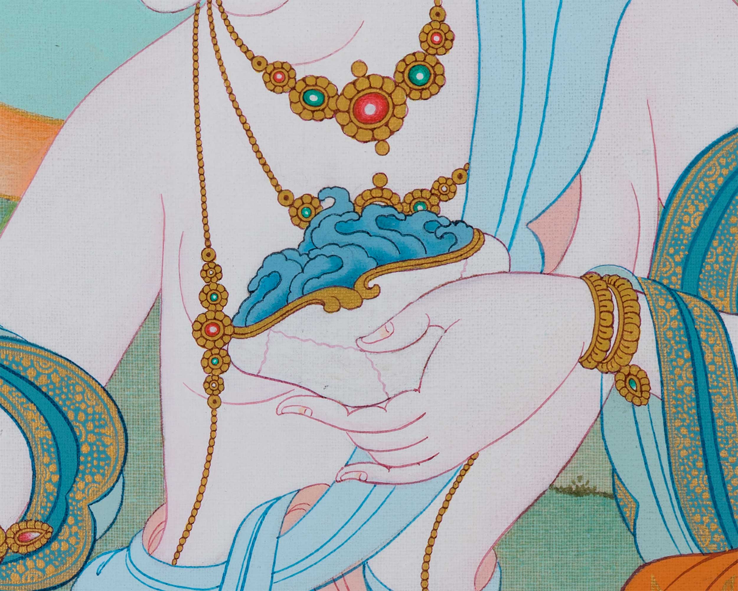 Yeshe Tsogyal Dakini Art Print | The Mother of Tibetan Buddhism | Divine Feminine Energy