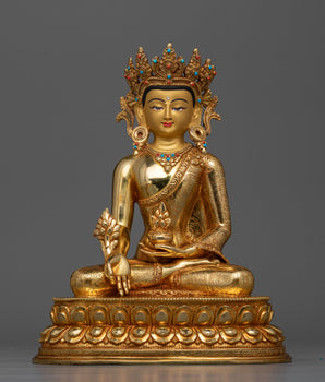 Crown Medicine Buddha Sculpture