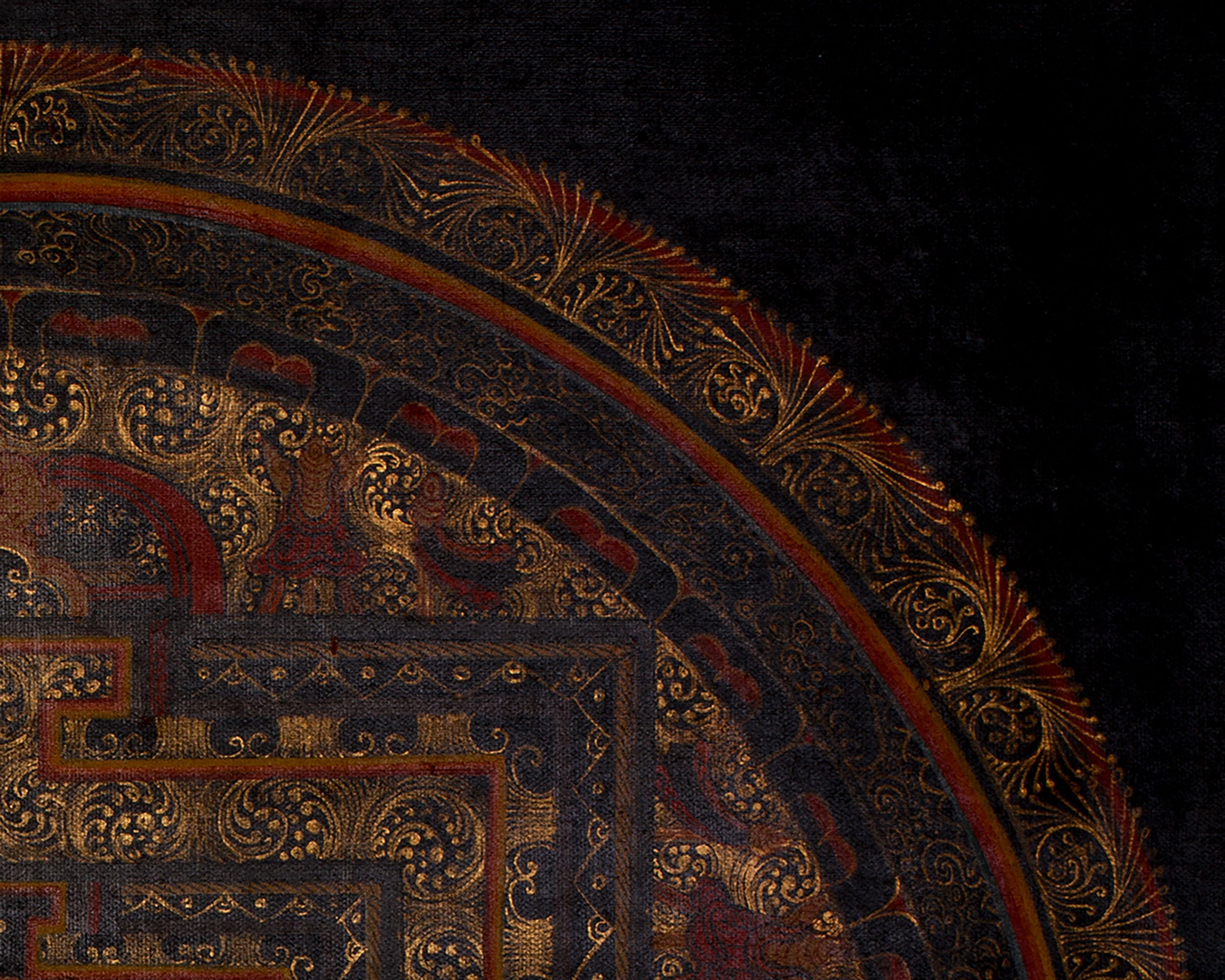 Buddhist Mantra Mandala | Spiritual Art of Protection | Mandala Painting
