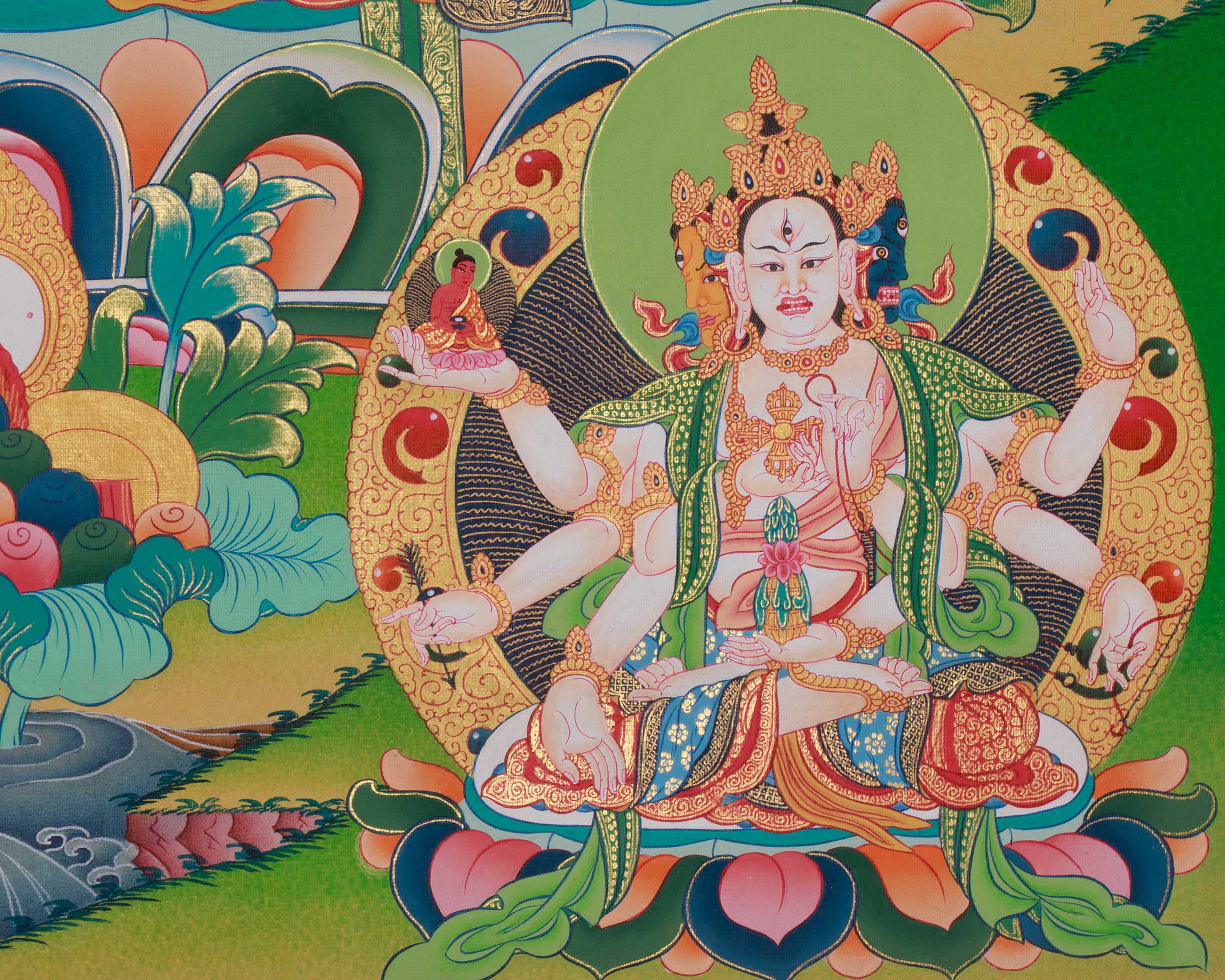 Goddess White Tara Art | Healing and Longevity Deity | Sita Tara
