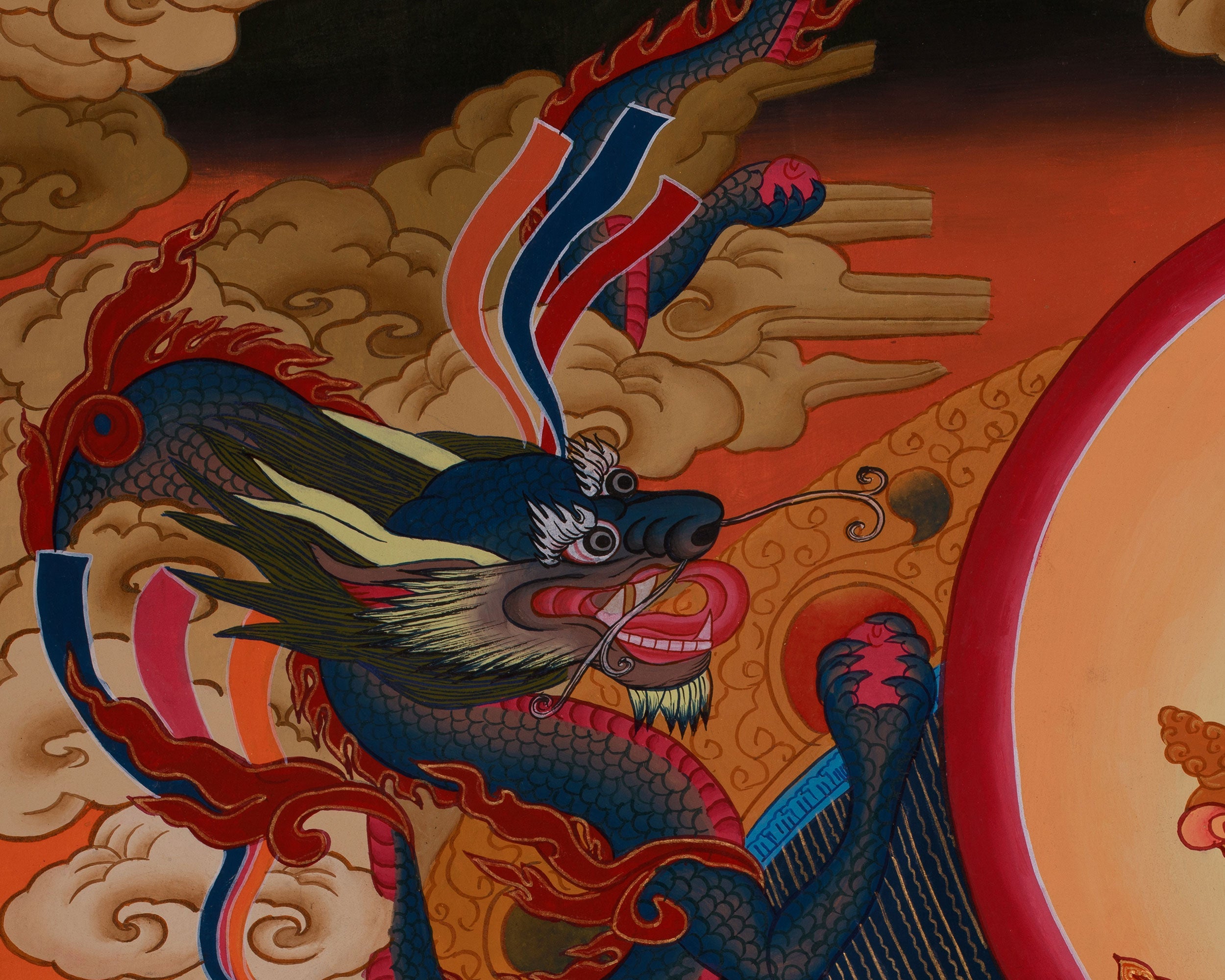 Himalayan Art Of Chenrezig | Tibetan Avalokiteshvara Thangka | Spiritual Altar