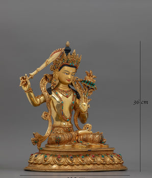  Manjushri Bodhisattva Dharma Statue