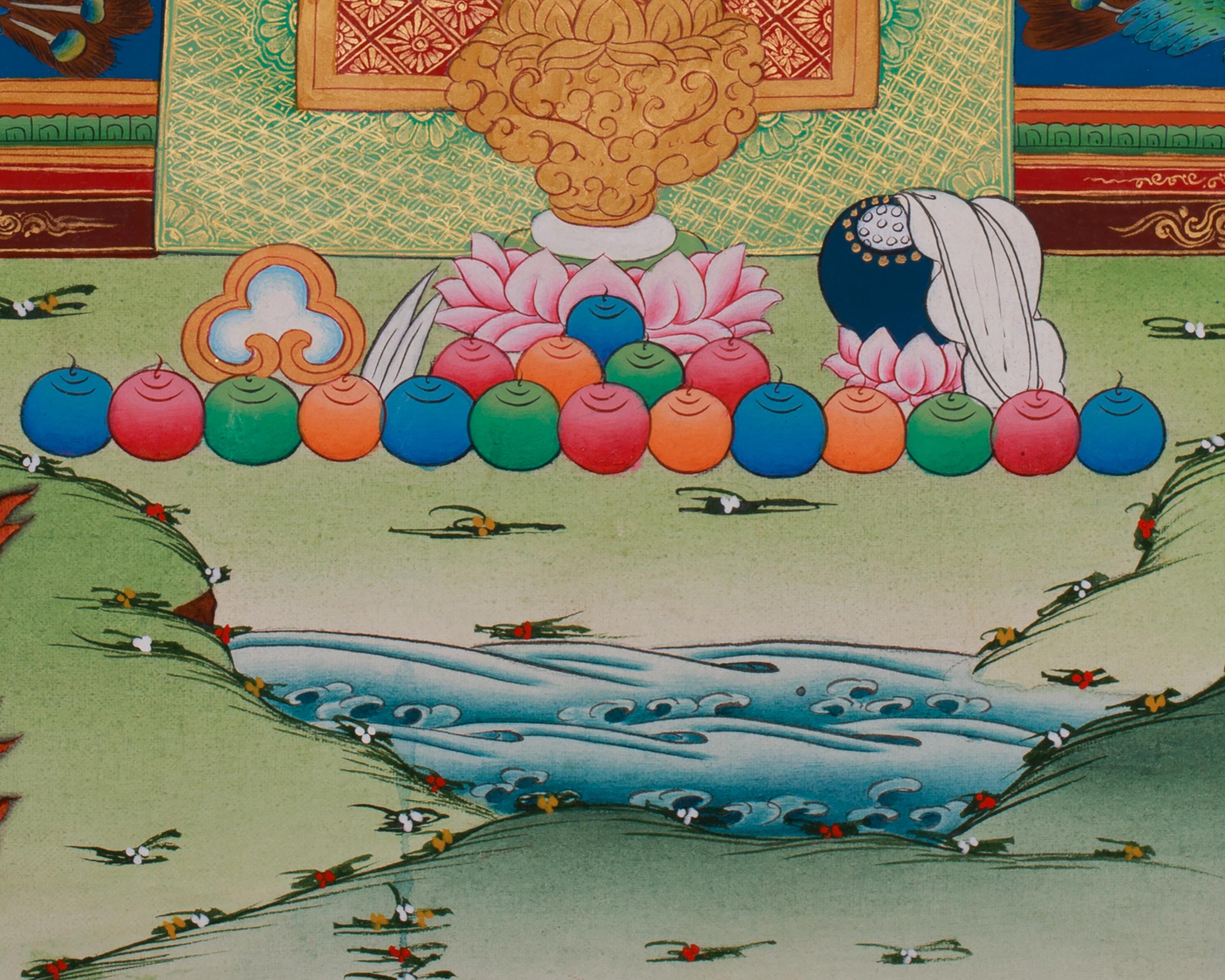 Amitabha Buddha Sacred Art | Infinite Light | Pure Land Buddha | Wisdom Deity