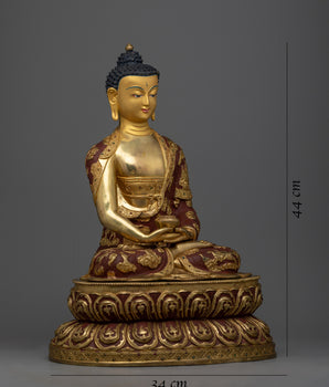 Dhyani Amitabha Buddha Statue | Attain Enlightenment and Boundless Light