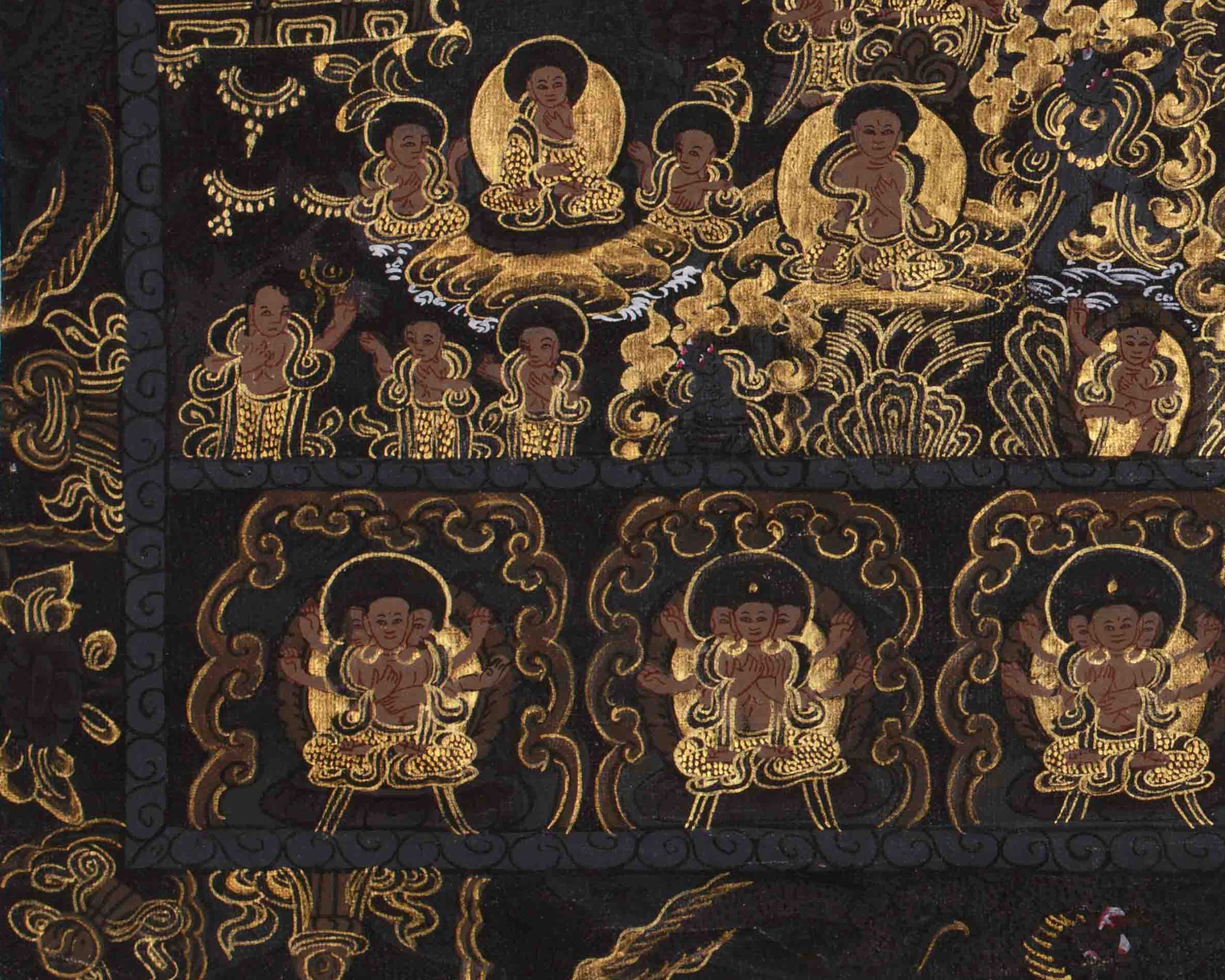Buddha Mandala Sacred Thangka | Himalayan Art Of Wisdom And Enlightenment | Meditation Altar