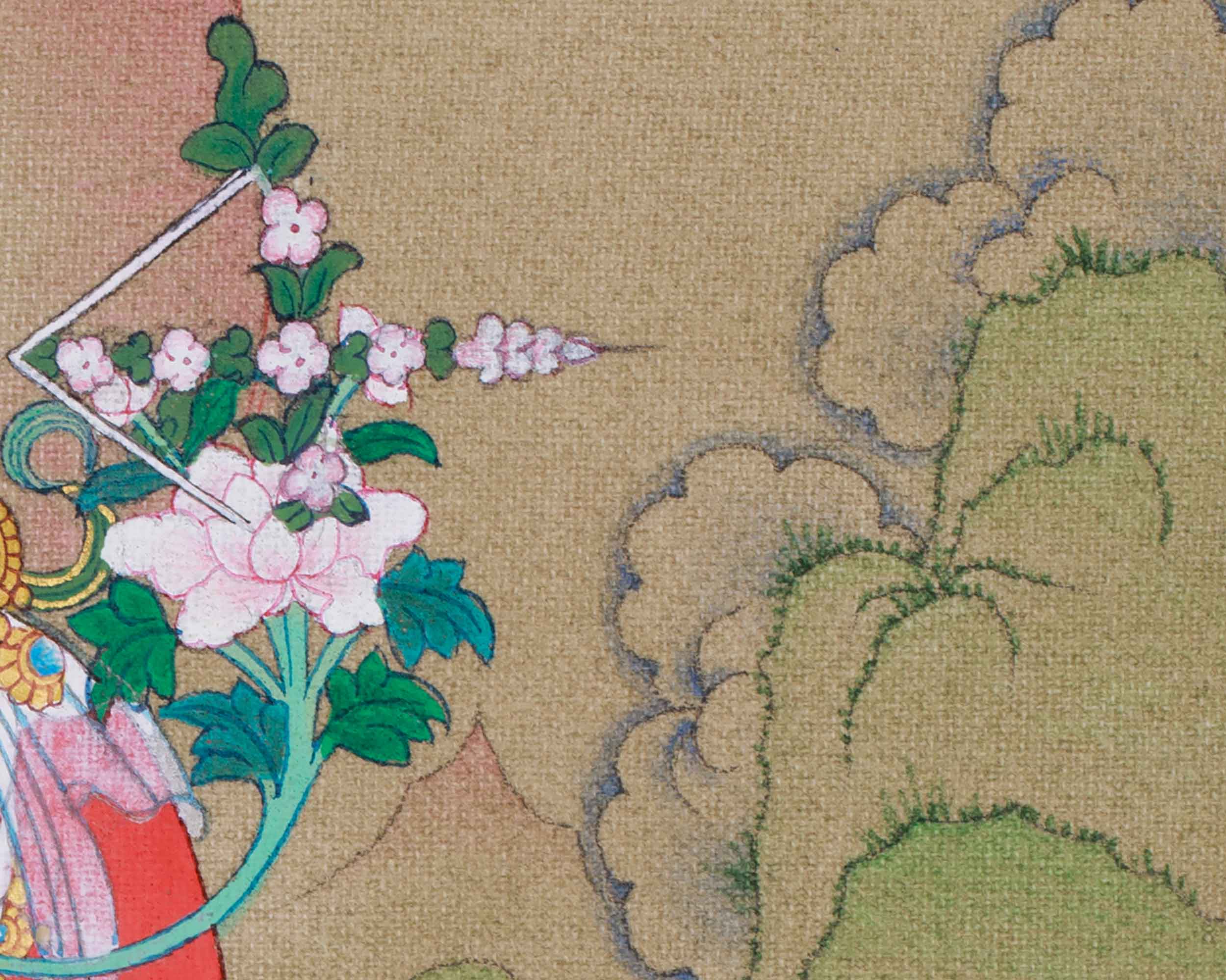 Tantric Red Tara Thangka | Goddess of Magnetism and Power