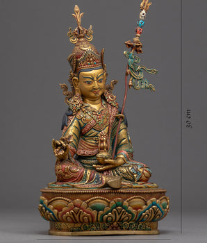 Guru Padmasambhava Sculpture Art | Tibetan Tantric Master