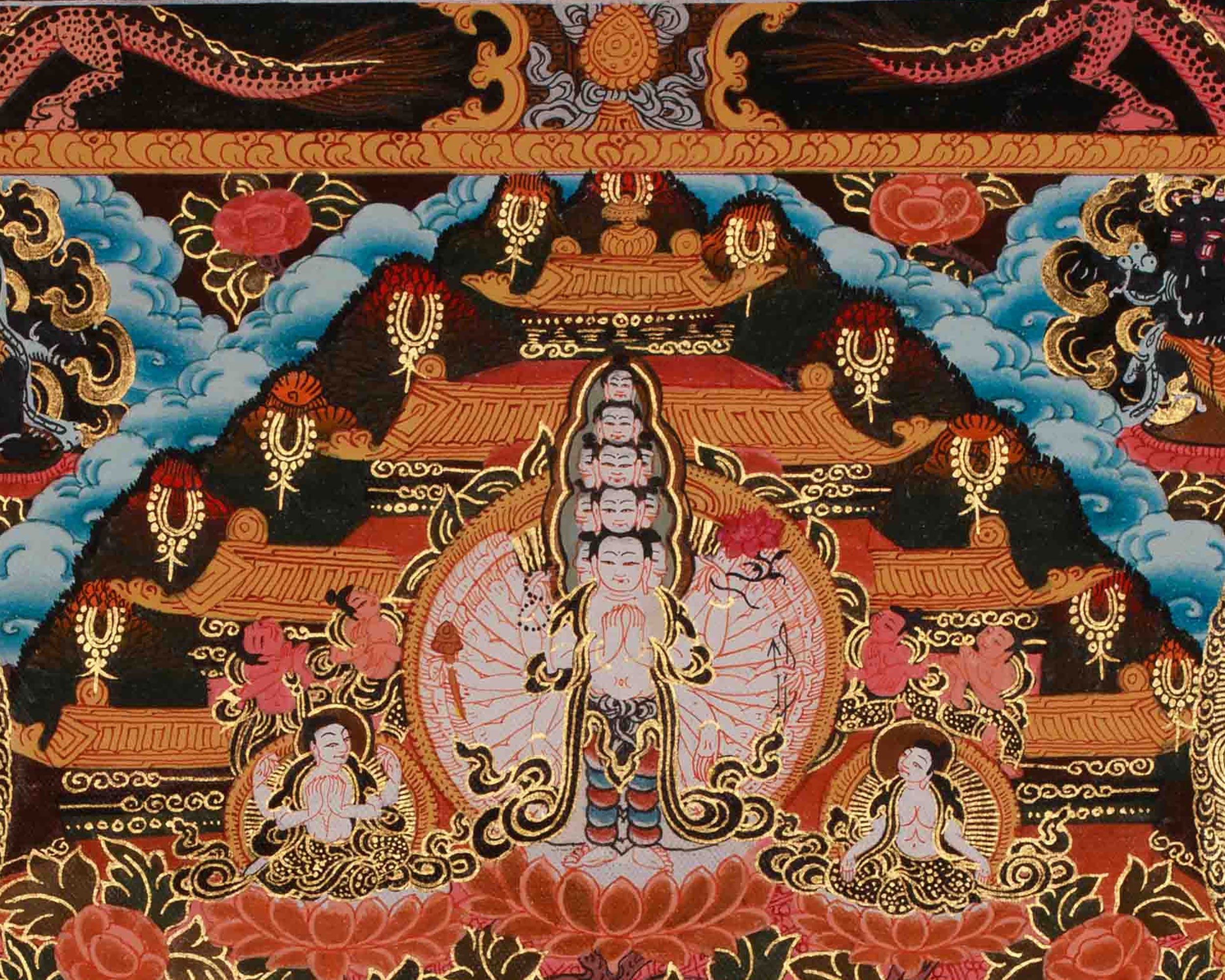 Divine Buddha Mandala Artwork | A Radiant Mandala Reflecting Wisdom, Compassion, and Peace | Meditation Altar