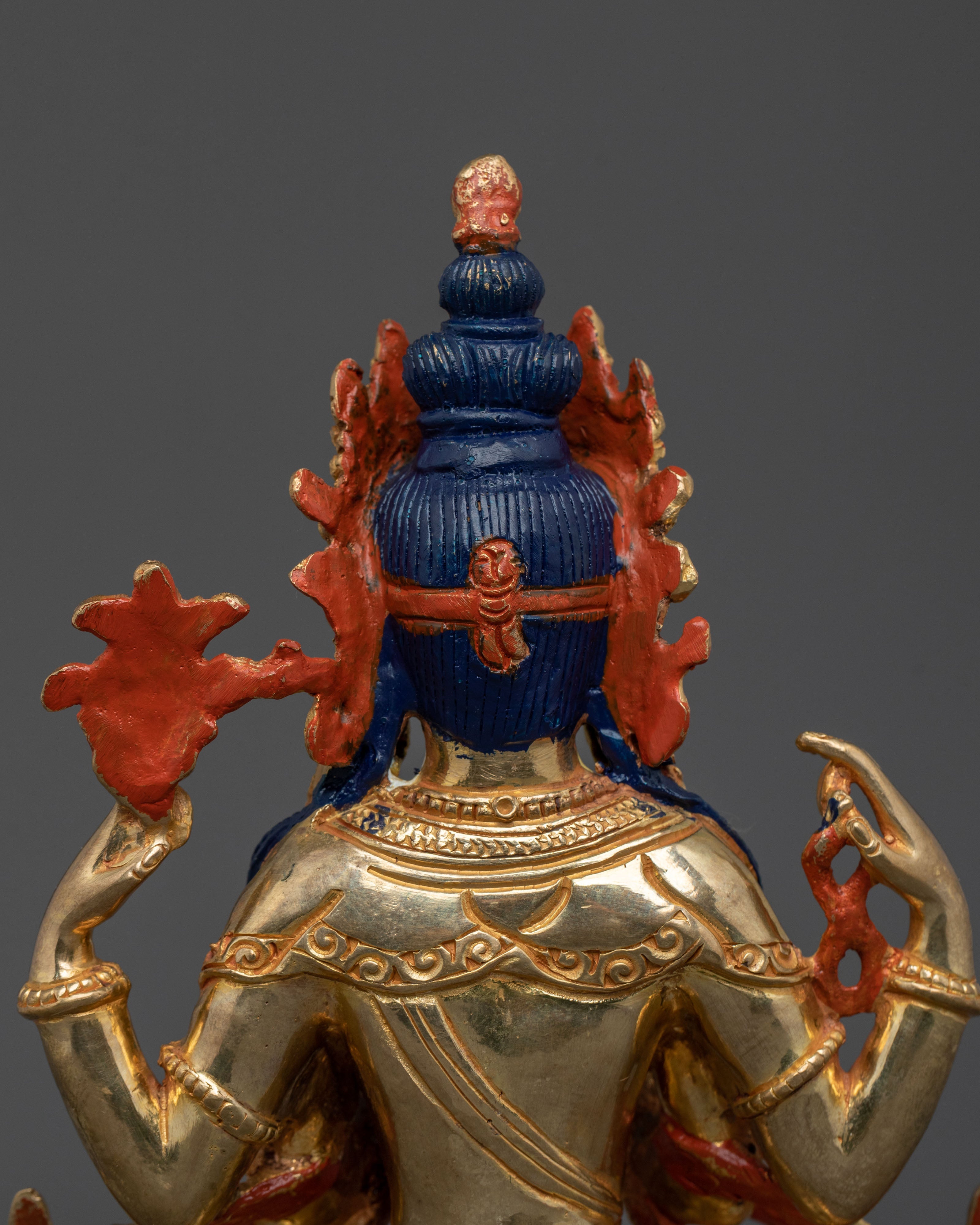 Chenrezig Statue for Divine Compassion | Tibetan Spiritual Art