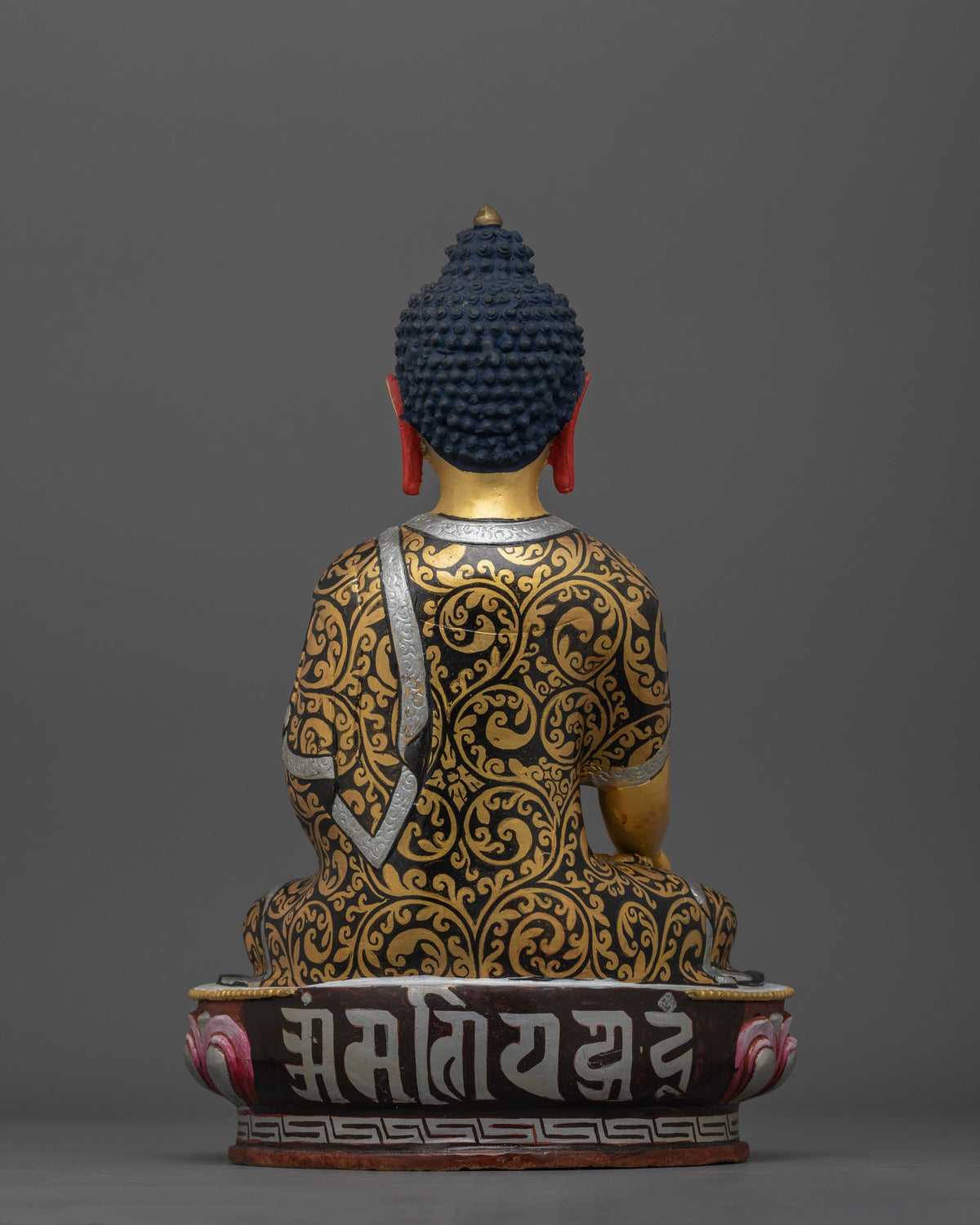 Handcarved Shakyamuni Buddha Enlightenment Statue | Buddha in Lotus Position