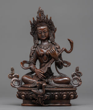 devi saraswati statue
