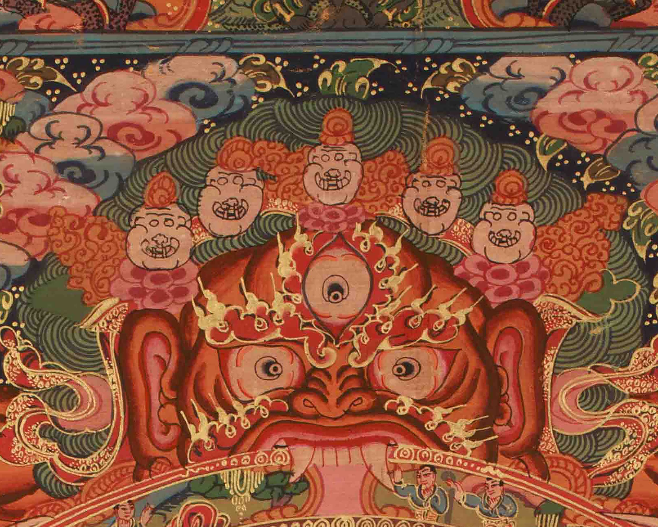 Wheel Of Life Artwork | Traditional Tibetan Bhavachakra Thangka | Buddhist Meditation Altar