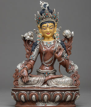 White Tara Buddha Statue