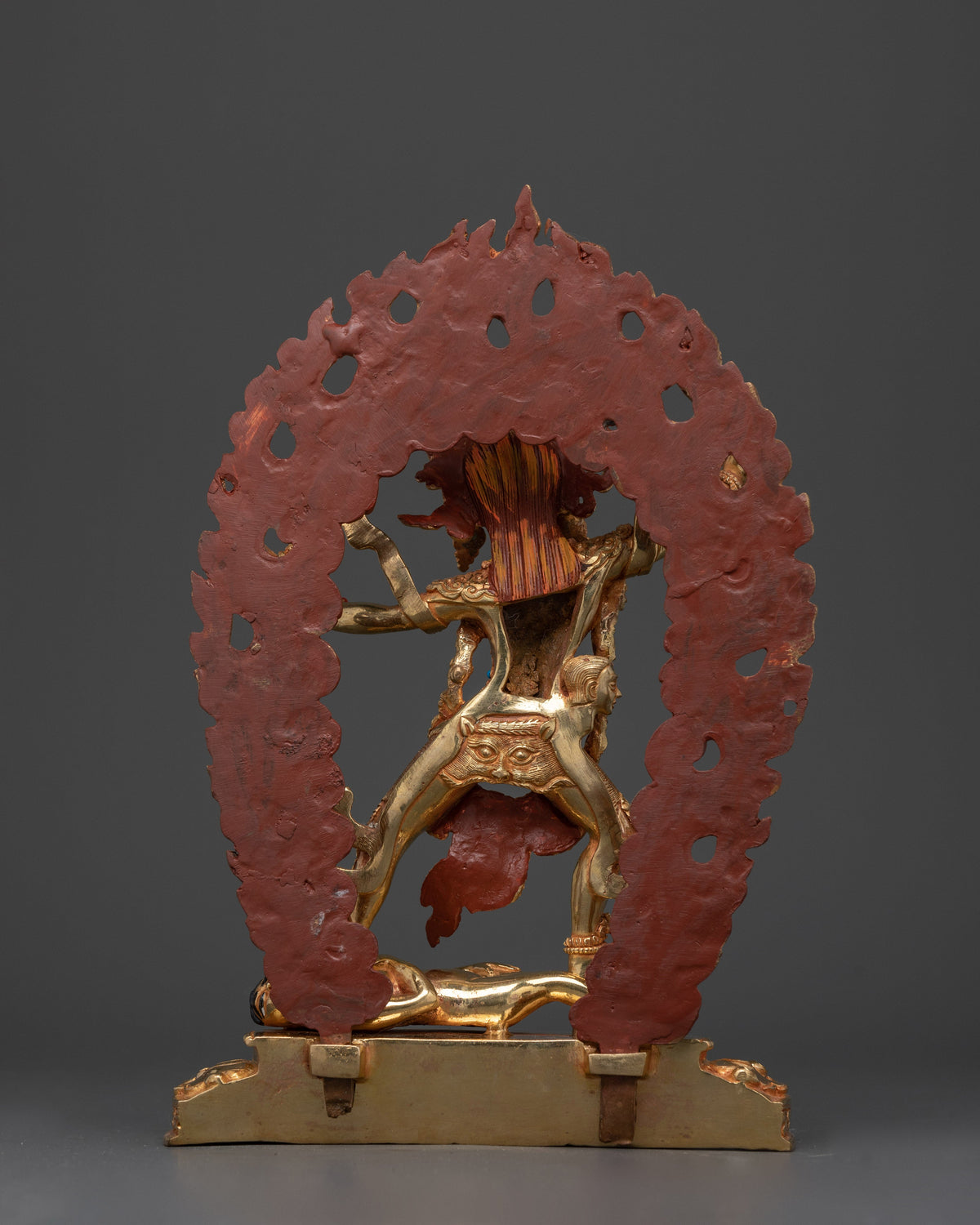 Ekajati Handmade Gold Gilded Statue | Protector of the Secret Mantras