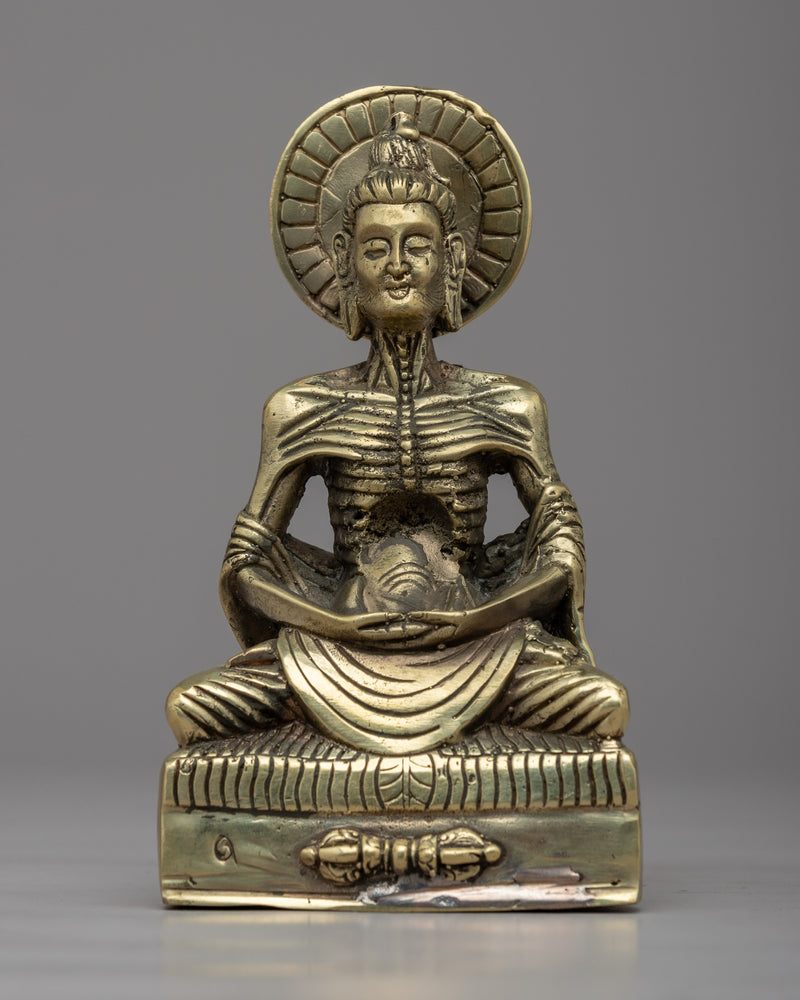 Handcrafted Fasting Buddha Statue 
