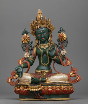 green-tara-sacred-feminine-sculpture
