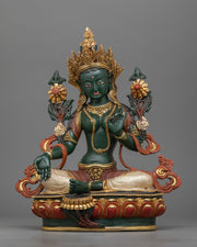 green-tara-sacred-feminine-sculpture