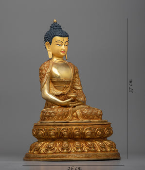 Beautiful carved amitabha-buddha